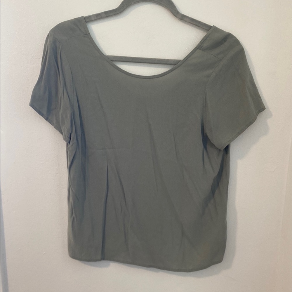 Olive Green Women's Top